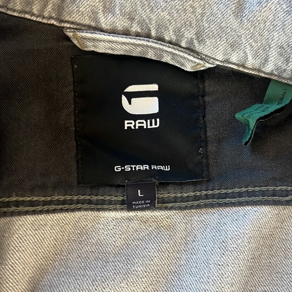 Like New G-Star Slim Fit Grey Denim Jacket Large - Picture 6 of 7